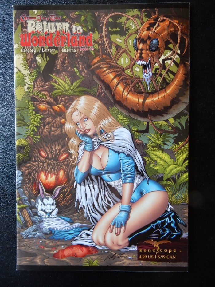 Return To Wonderland #6 - Gatefold Pull-Out Cover by Al Rio