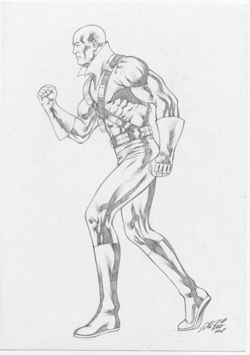 Lex Luthor Model Sheet by Al Rio for DC Comics