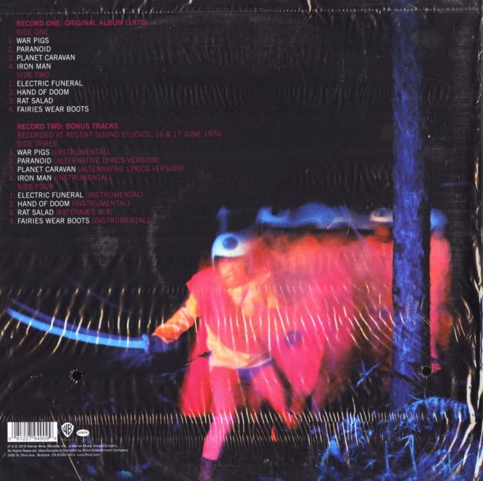 Black Sabbath - Paranoid - Deluxe Edition, Double 180 Gram Vinyl, 2XLP, Expanded, Rhino, 2016