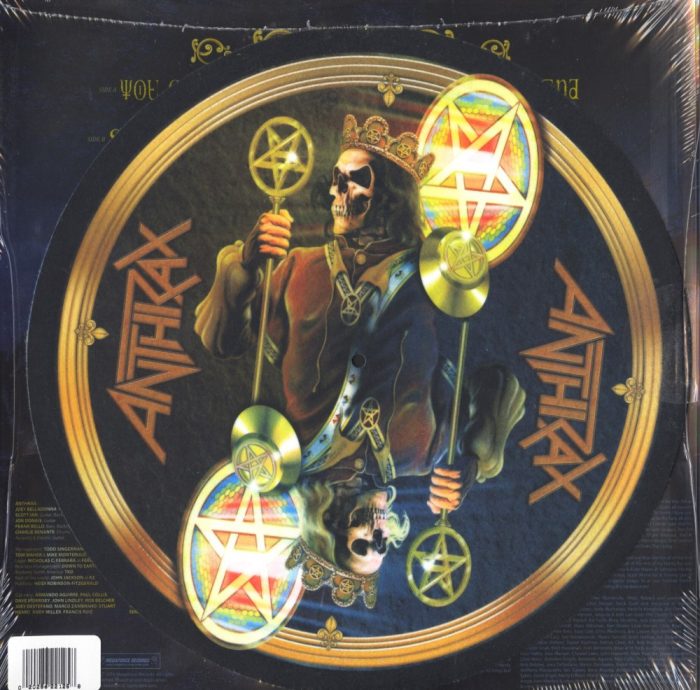 Anthrax "For All Kings" Yellow Splatter Vinyl plus Slipmat