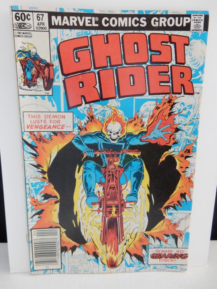 Ghost Rider #67 comic book from 1982