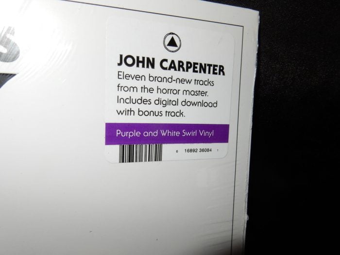 John Carpenter "Lost Themes II" Purple and White Swirl Colored Vinyl with Download