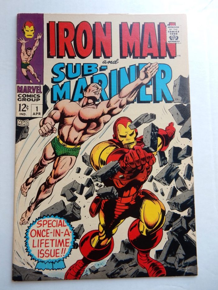Iron Man and Sub-Mariner #1 Silver Age Marvel 1968 Gene Colan