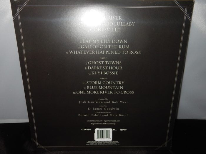 Bob Weir "Blue Mountain" Limited Edition Clear Vinyl LP 2016 Grateful Dead