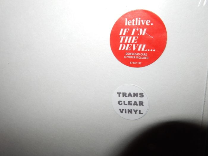Letlive Clear Vinyl