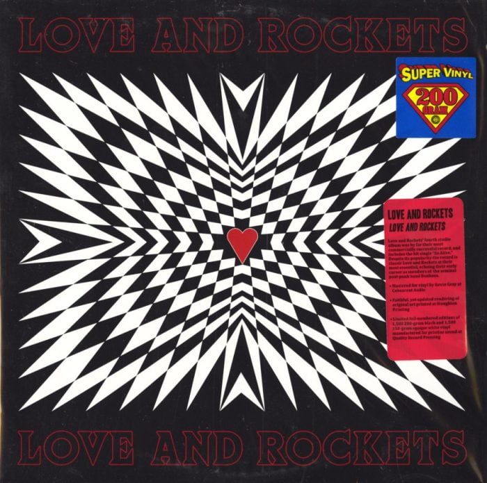 Love and Rockets "Love and Rockets" Limited Foil-Numbered, 200gm, Black Vinyl, LP