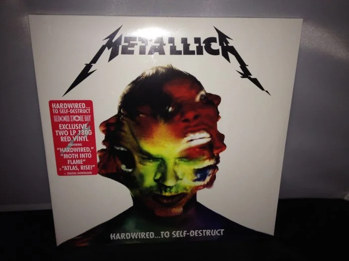 Metallica "Hardwired To Self Destruct" Red Colored 2XLP Vinyl 2016 New Sealed