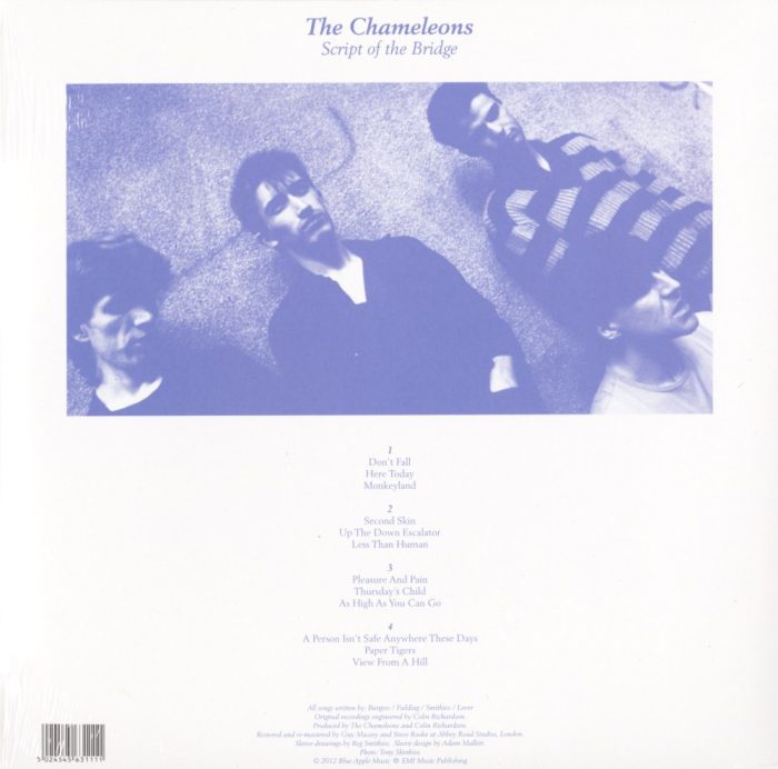 The Chameleons "Script Of The Bridge" 2XLP 180 Gram, Abbey Rd Remaster, 2014