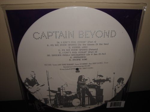 Captain Beyond "04.30.72" Limited Etched White Colored Vinyl LP
