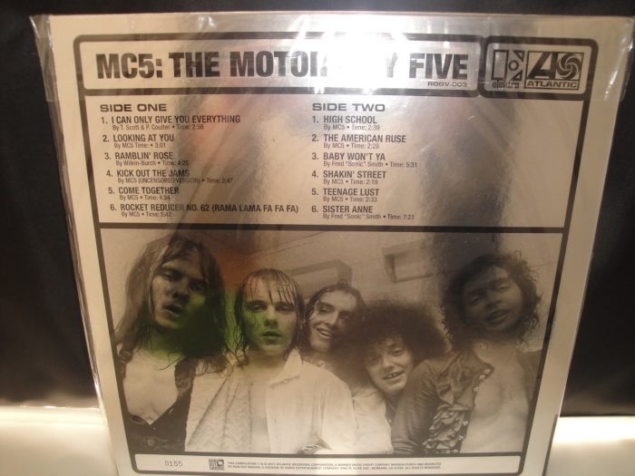 MC5 - The Motor City Five - 2017 Vinyl Reissue - Run Out Groove - with a slightly bumped corner!
