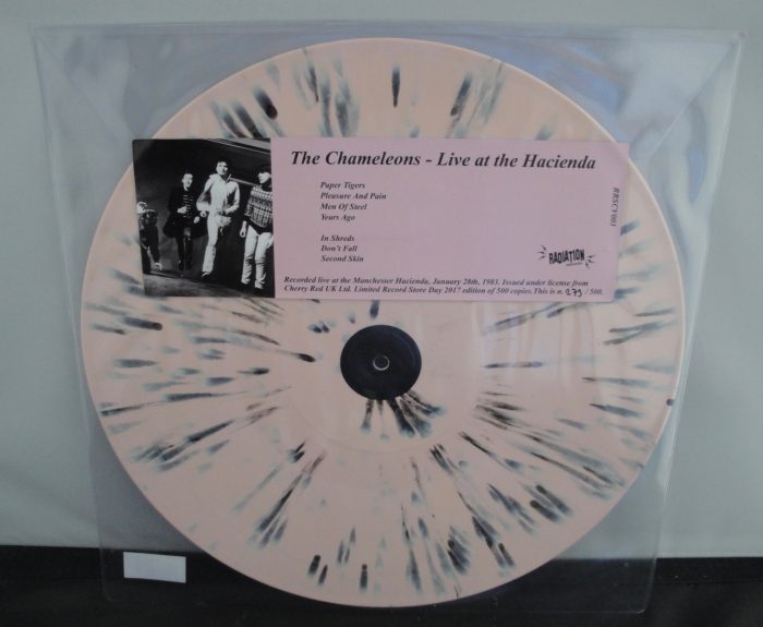 The Chameleons - Live At The Hacienda - Ltd Ed of 500, Radiation, Reissue
