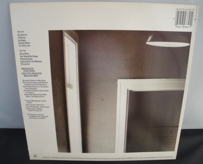 Steve Perry - Street Talk - 1984 Vinyl LP, Columbia Records FC 39334
