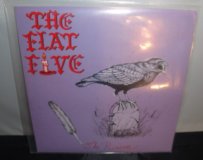 The Flat Five - The Raven - 7" Vinyl Single, Limited Edition, Smoky Orange