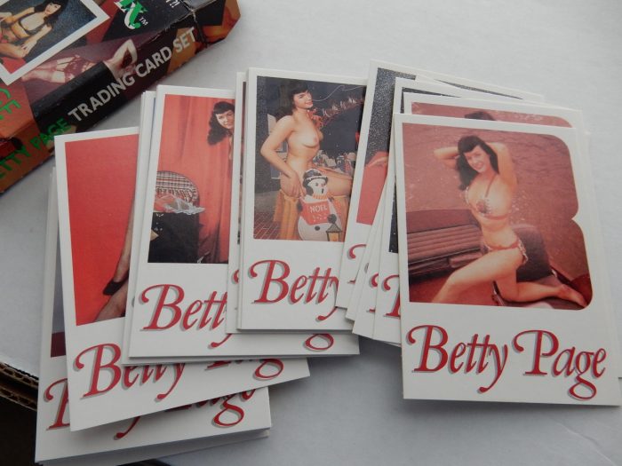 Collectible "Betty Page Pix" 36-Trading Card Pack by Shel-Tone 1991