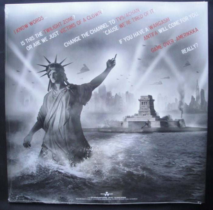 Ministry - Amerikkkant - Ltd Ed White/Gray Swirl Vinyl, Gatefold Cover, Nuclear Blast, 2018