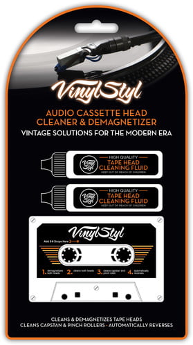 Vinyl Styl™ Audio Cassette Head Cleaner, Demagnetizer