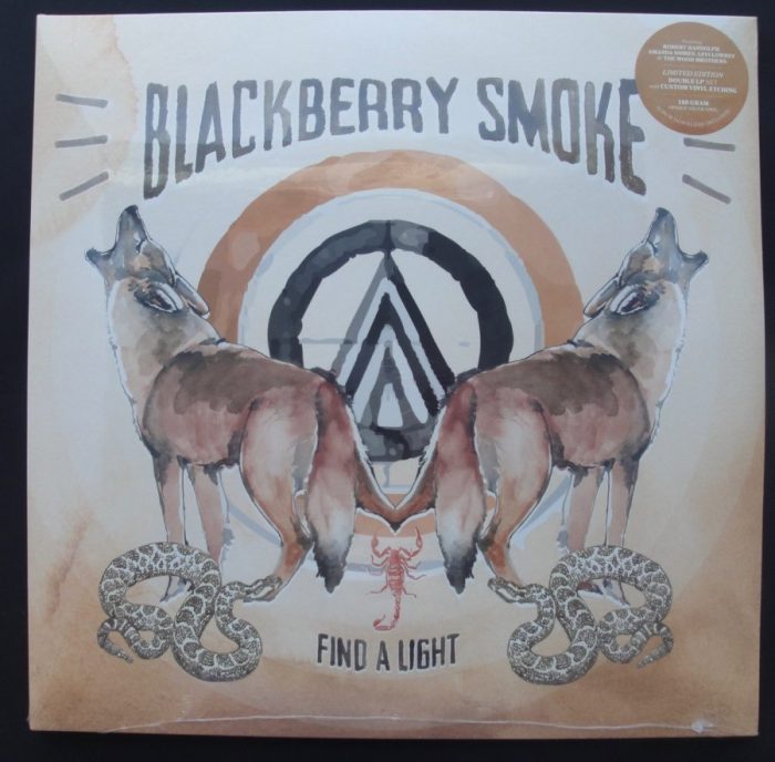 Blackberry Smoke "Find A Light" Ltd Ed 2XLP Opaque Silver Colored Vinyl