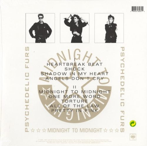The Psychedelic Furs - Midnight To Midnight - Ltd Ed, 180 Gram, Reissue, 2018