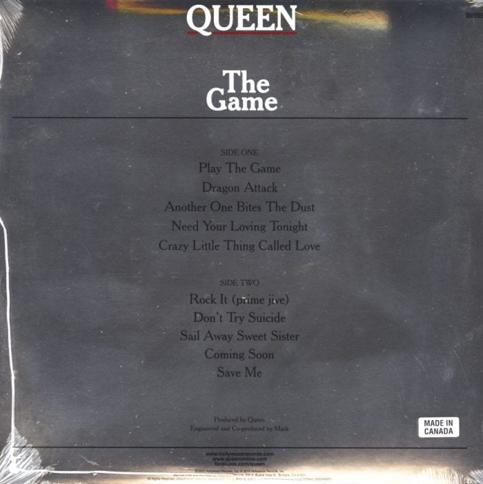 Queen - The Game - Vinyl, LP, Reissue, Hollywood Records, 2018