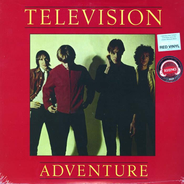 Television - Adventure - Limited Edition, Red, Colored Vinyl, Elektra Records, 2019