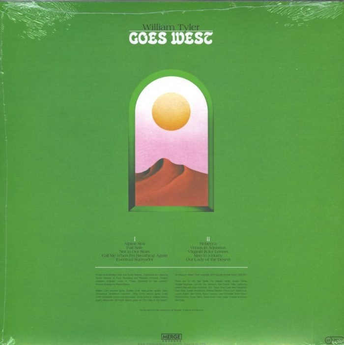 William Tyler - Goes West - Ltd Ed, Green, Colored Vinyl, Poster, Merge Records, 2019