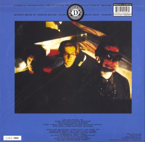 Love and Rockets - Seventh Dream of Teenage Heaven - 150 Gram, Ltd, Blue, Vinyl, 2014