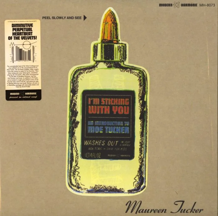 Maureen Tucker - I'm Sticking With You: An Introduction To Moe Tucker - White, Colored Vinyl, Sticker, 2018