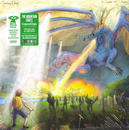 The Mountain Goats - In League With Dragons - 2XLP, Green Vinyl, w bonus 7", Merge, 2019