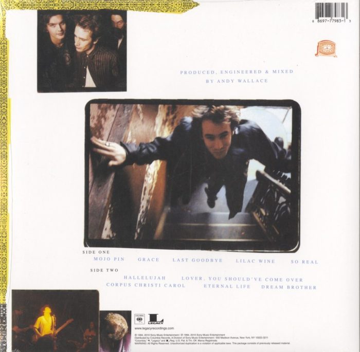 Jeff Buckley - Grace - 180 Gram, Vinyl, w Artwork, Legacy Vinyl, 2011