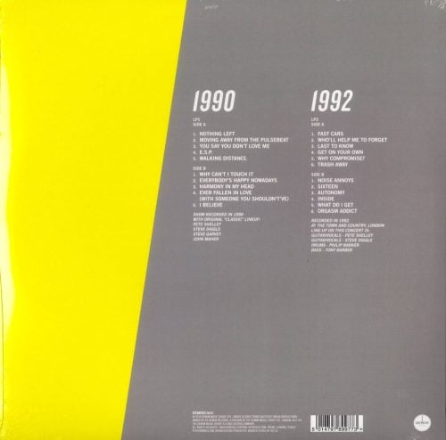 Buzzcocks - Live 1990 and 1992, Silver Colored Double Vinyl, Demon Records Uk, 2019