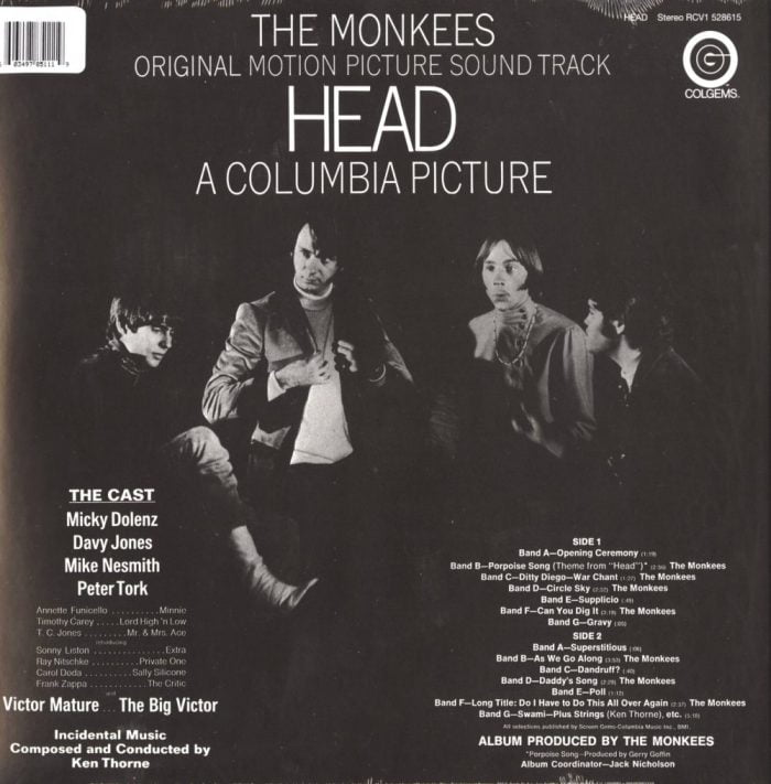 The Monkees - Head - Limited Edition, Silver, Colored Vinyl, LP, Reissue, 2019