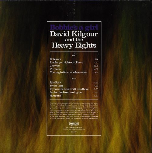 David Kilgour and the Heavy Eights - Bobbie's A Girl - Ltd Ed, Red, Colored Vinyl, Merge Records, 2019