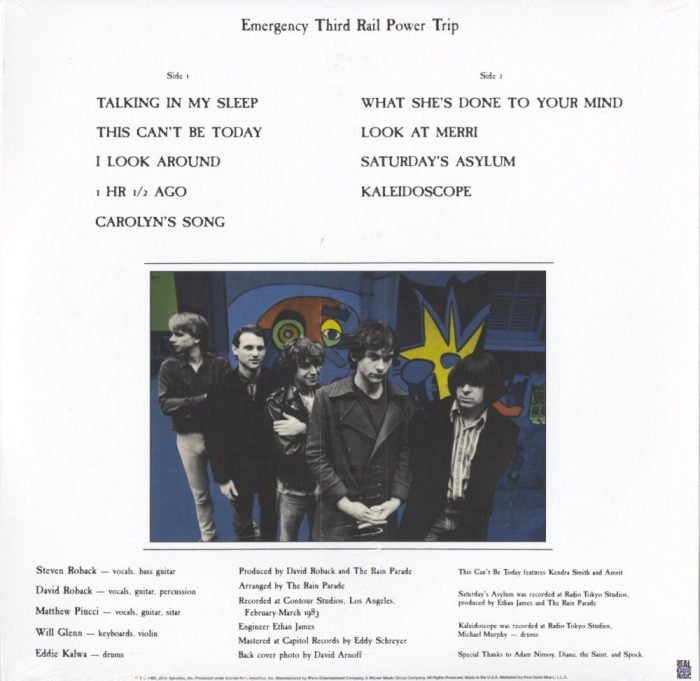 Rain Parade - Emergency Third Rail Power Trip - Ltd Ed, Red, Yellow, Starburst, Vinyl, LP, Real Gone Music, 2019