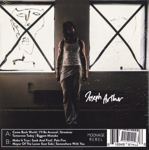 Joseph Arthur - Come Back - Limited Edition, Blue, Colored Vinyl, LP, Moonage Rebel, 2019