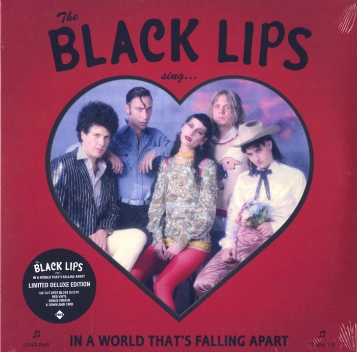 The Black Lips - Sing In A World That's Falling Apart - Ltd Ed, Die-Cut Jacket, Red Colored Vinyl, Fire Records, 2020