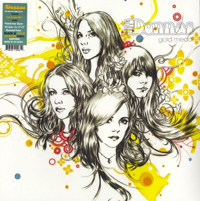The Donnas - Gold Medal - Limited Edition, Black, Gold, Colored Vinyl, Poster, Real Gone Music, 2020