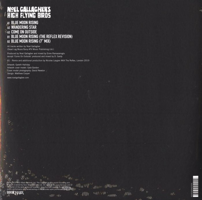 Noel Gallagher's High Flying Birds - Blue Moon Rising - Ltd Ed, Gold, Colored Vinyl, EP, Caroline Records, 2020
