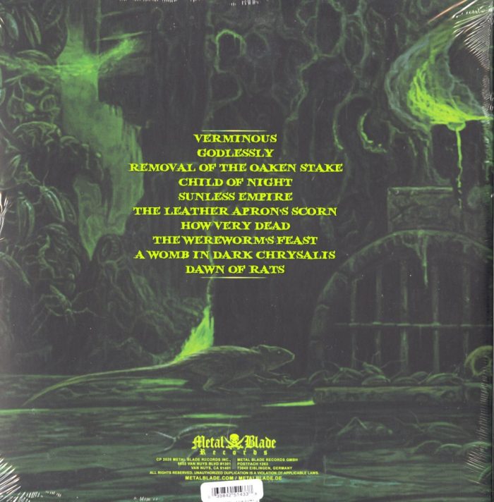 The Black Dahlia Murder - Verminous - Limited Edition, Neon Green, Colored Vinyl, Metal Blade, 2020