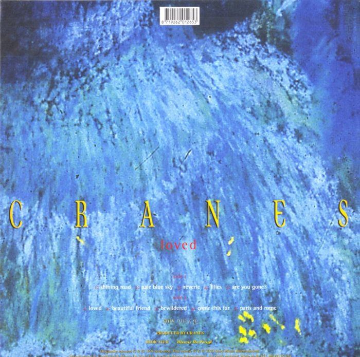 Cranes - Loved - Limited Edition, Blue, Colored Vinyl, Numbered, Reissue, Music On Vinyl, 2020