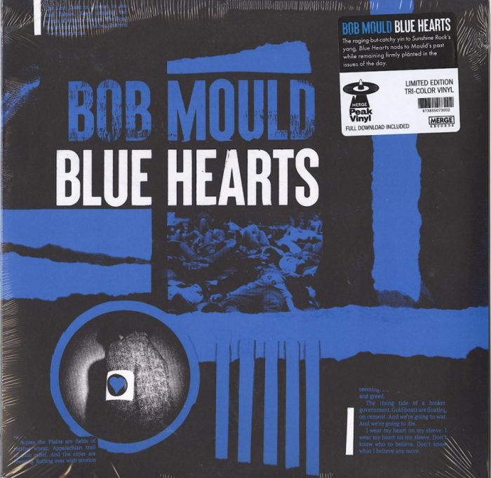 Bob Mould - Blue Hearts - Limited Edition, Tri-color, Colored Vinyl, LP, Merge Records, 2020