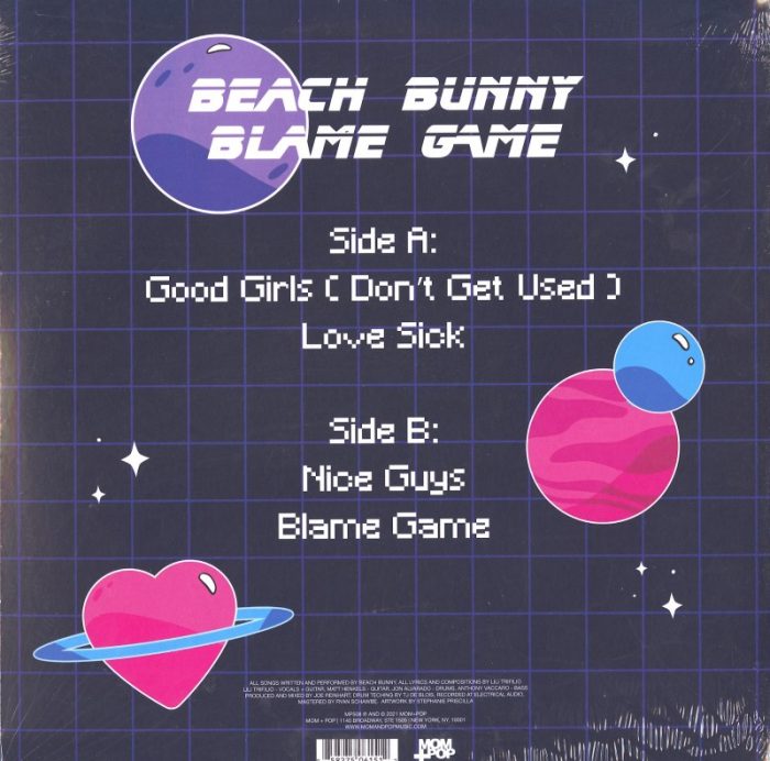 Beach Bunny - Blame Game - Limited Edition, Hot Pink, Colored Vinyl, EP, Mom+Pop, 2021
