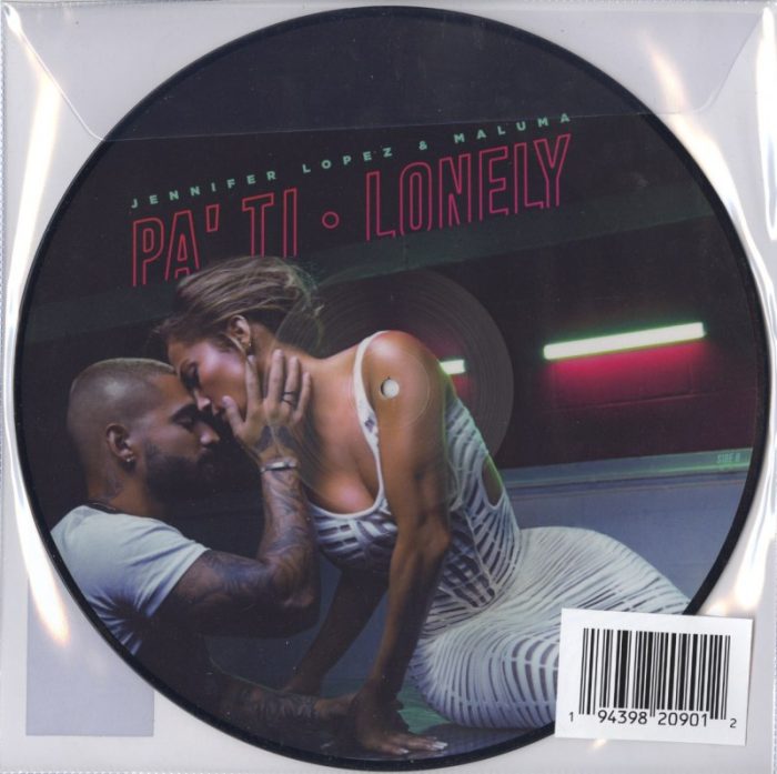Jennifer Lopez and Maluma - Pa Ti / Lonely - 12" Vinyl, Picture Disc, Sony U.S. Latin, 2021