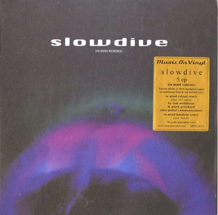 Slowdive - 5: In Mind Remixes - Ltd Ed, Numbered, Blue and Red Vinyl, EP, Music On Vinyl, 2021