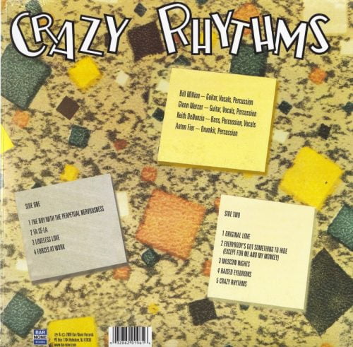 Feelies - Crazy Rhythms - 140 Gram, Vinyl, LP, Reissue, Bar/None Records, 2009