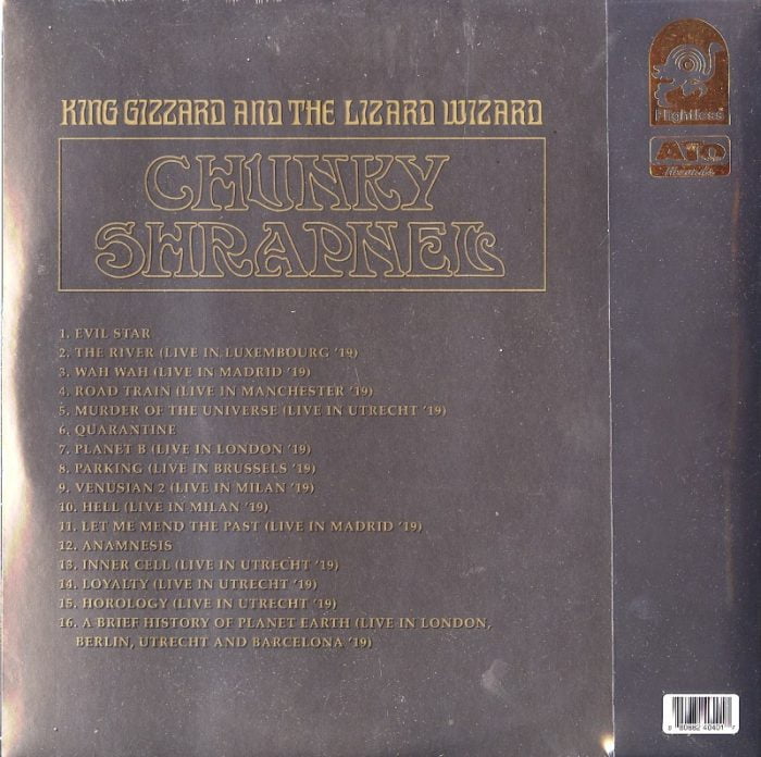 King Gizzard & Lizard Wizard - Chunky Shrapnel - Gold, Black, Double Vinyl, LP, ATO, 2020