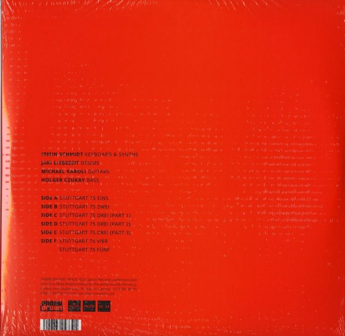 Can - Live In Stuttgart 1975 - Limited Edition, 3XLP, Orange Vinyl, Mute, 2021