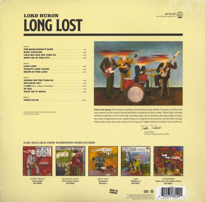 Lord Huron - Long Lost - Limited Edition, Custard / Sky Blue, Double Vinyl, LP, Republic, 2021