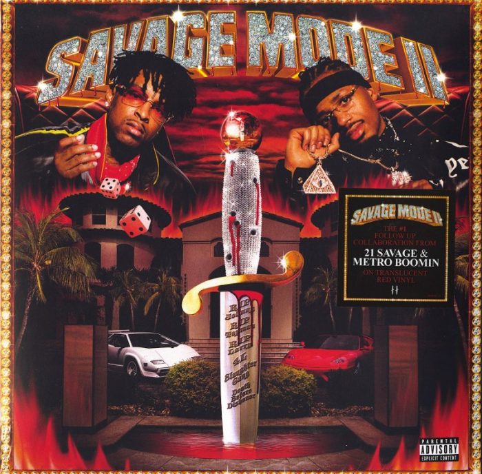 21 Savage & Metro Boomin - Savage Mode II - 140 Gram, Red Vinyl, LP, Epic, 2021