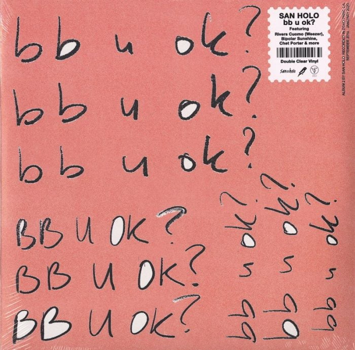 San Holo - bb u ok? - Limited Edition, Clear, Double Vinyl, LP, Counter Records, 2021