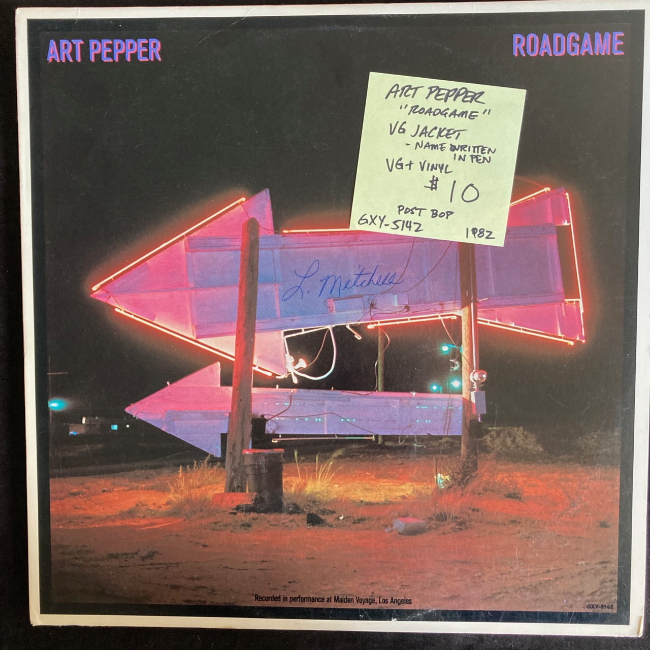 Art Pepper Used Vinyl Records For Sale